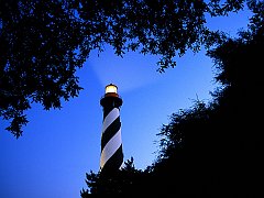 St. Augustine Lighthouse at Twilight, Florida